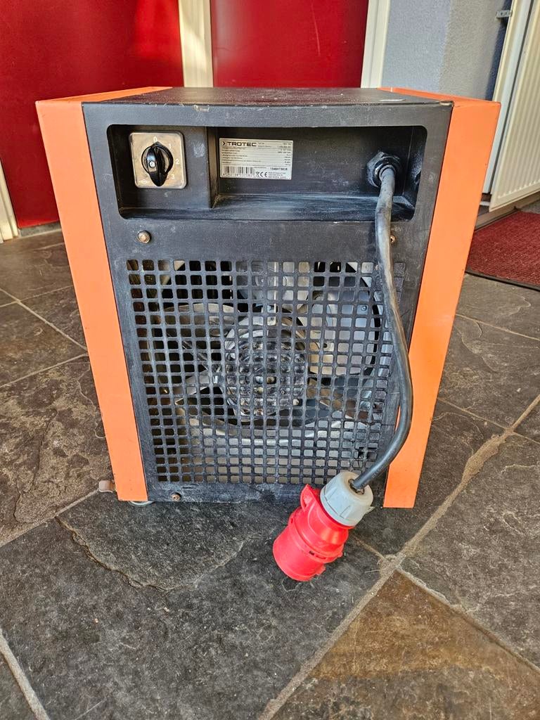 Trotec TEH 100 kachel 380v, Ophalen, 30 tot 80 cm, Gebruikt, .