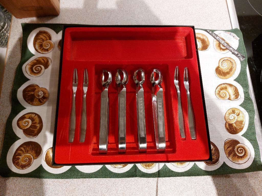 Escargot set       µ1b, Huis en Inrichting, Keuken | Servies, Ophalen, Glas, Overige stijlen