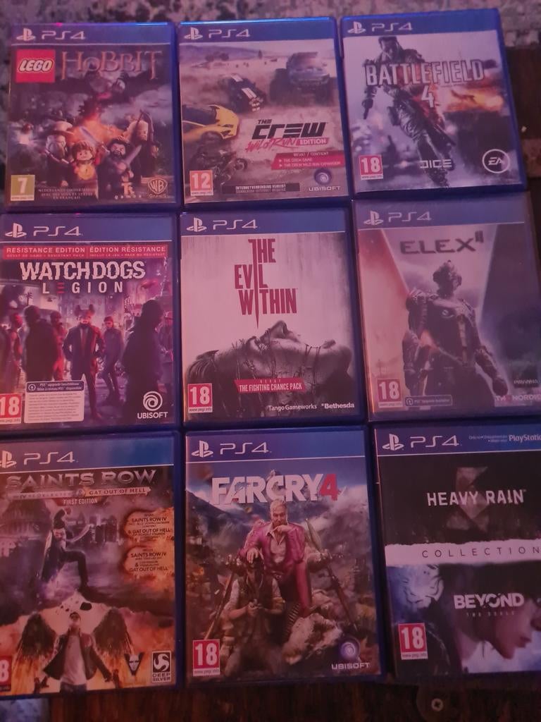 Playstation 4 Games - Lego Hobbit, Battlefield, Far Cry, Avontuur en Actie, Online, Gebruikt, Vanaf 18 jaar