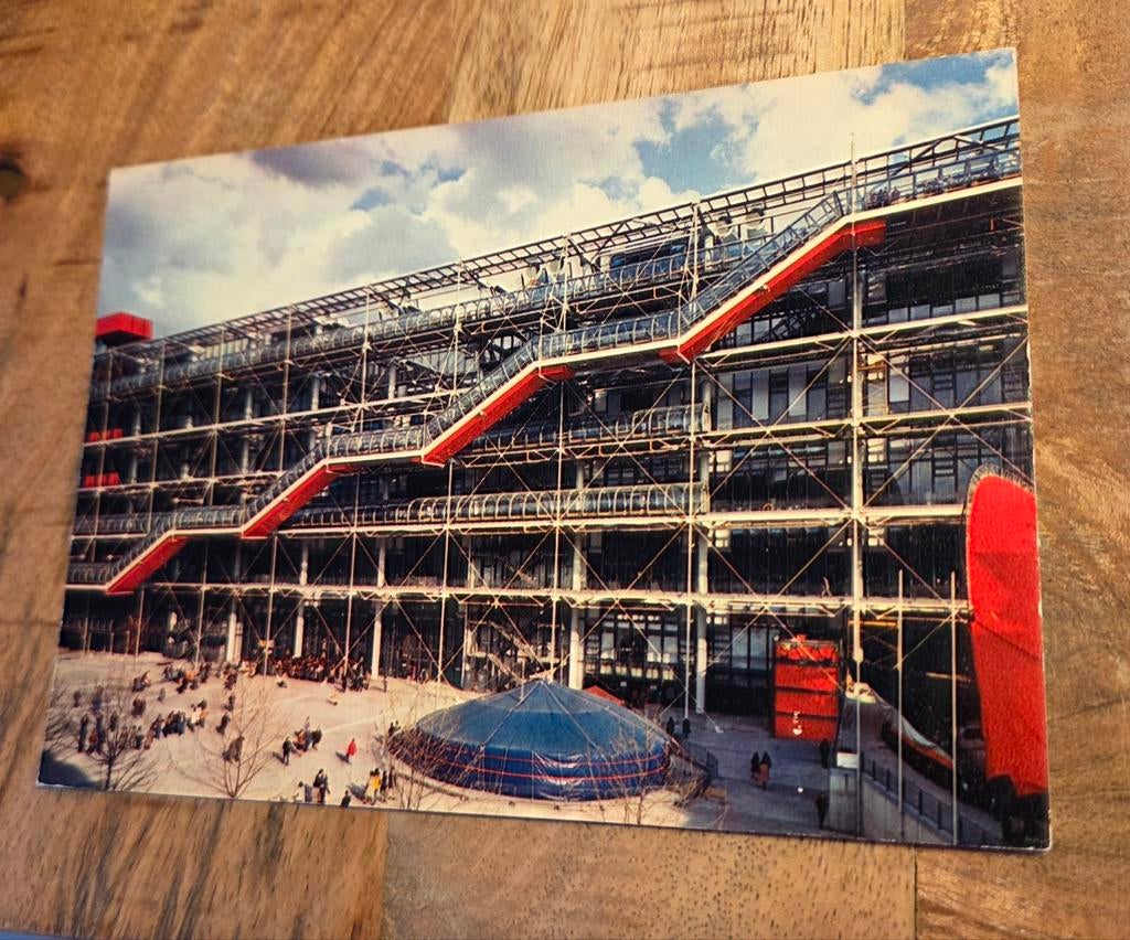 Centre Pompidou - Parijs, Verzamelen, Verzenden, 1980 tot heden, Ongelopen, Frankrijk