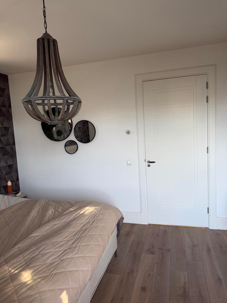 Houten hanglamp PTMD, Ophalen of Verzenden, Zo goed als nieuw, Hout, Minder dan 50 cm
