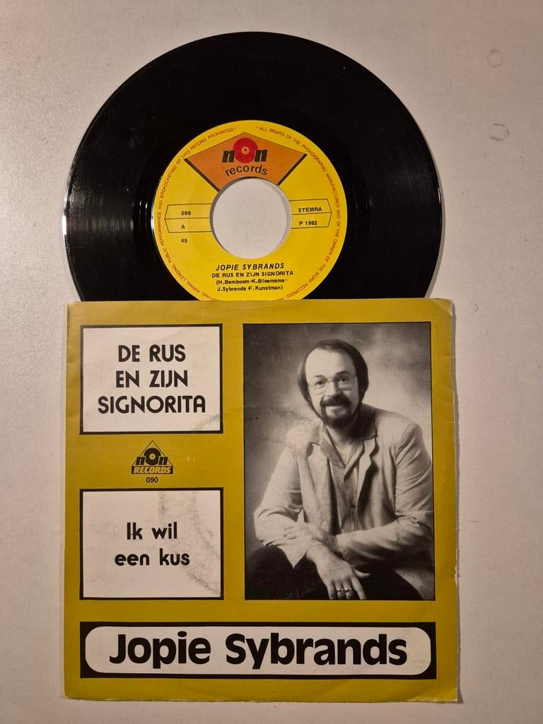 Jopie Sybrands-De rus en zijn signorita, 7 inch, Single, Ophalen of Verzenden, Zo goed als nieuw