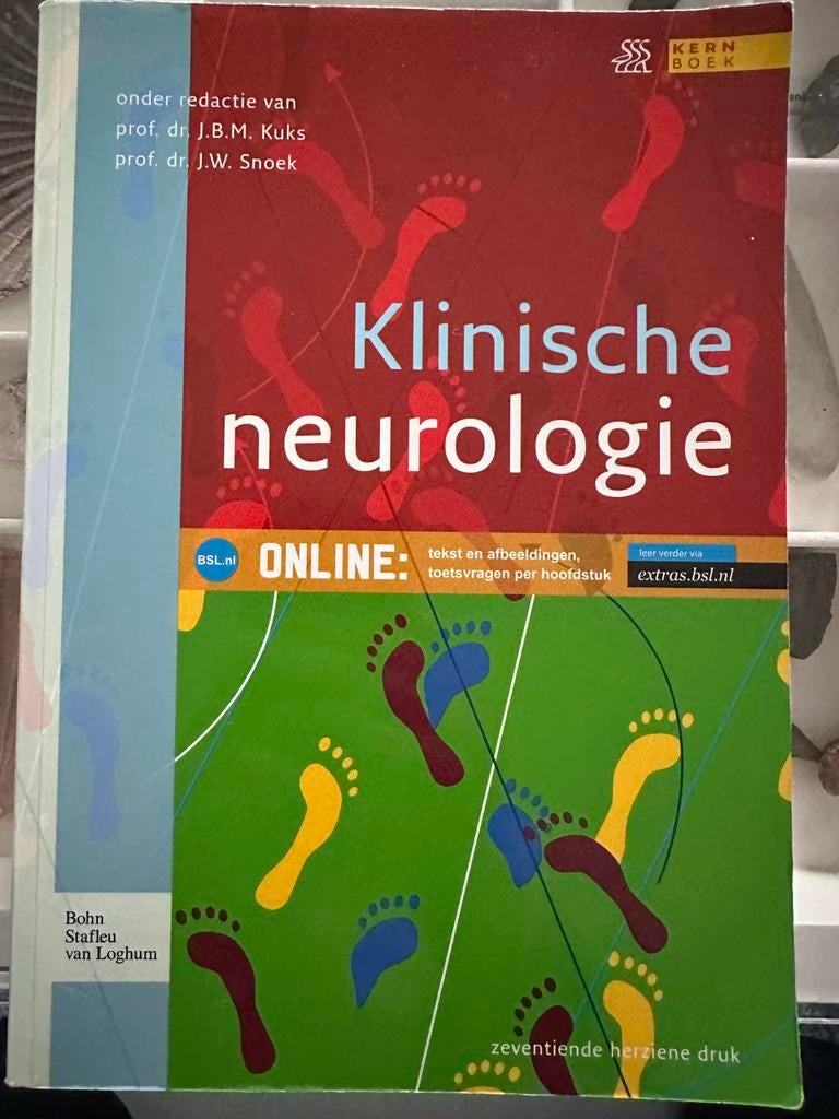 Klinische Neurologie, 17e druk - Geneeskunde studieboek, Boeken, Studieboeken en Cursussen, Ophalen of Verzenden, Beta, Gelezen
