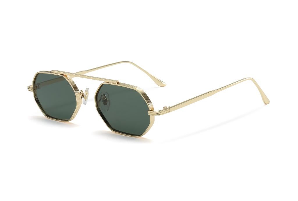 Festival zonnebril / planga / sunnies met metalen montuur, Overige merken, Zonnebril, Overige kleuren, Nieuw