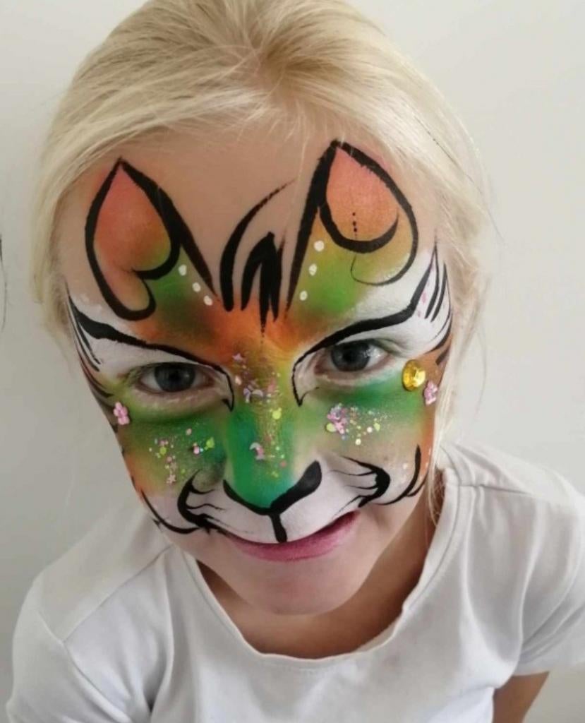 Schminker, schminken, grimeur, glitter tatoos enz., Hobby en Vrije tijd, Kostuums, Theaterbenodigdheden en LARP, Zo goed als nieuw
