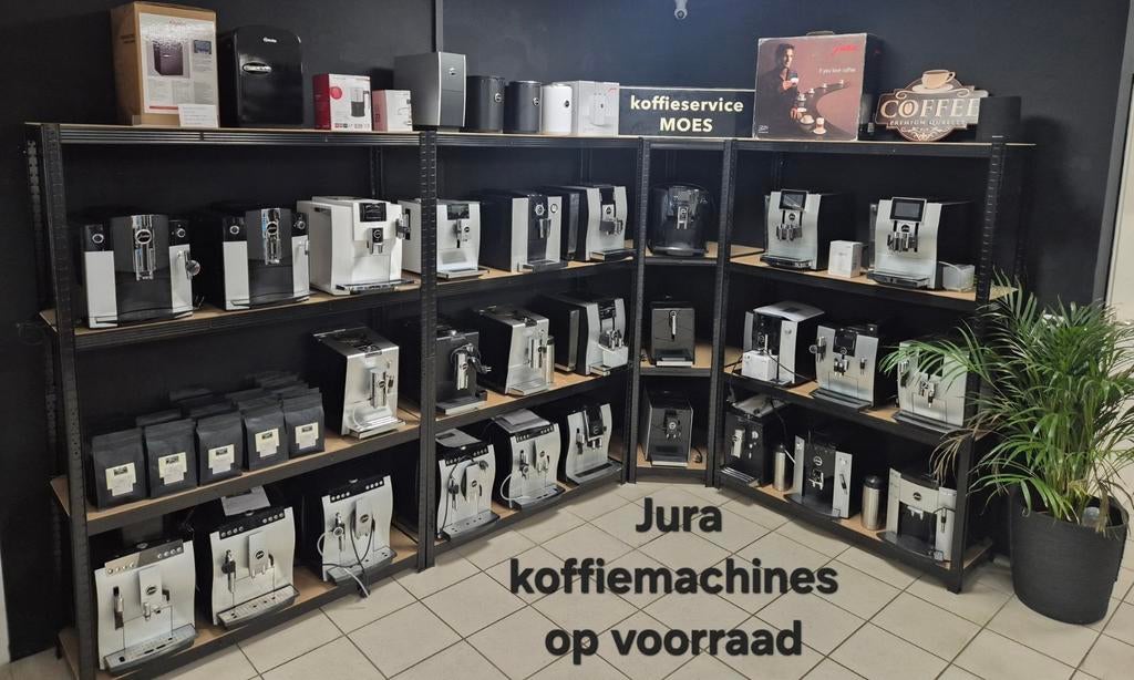 Jura op voorraad bij koffie Moes Emmercompascuum (Drenthe), Witgoed en Apparatuur, 10 kopjes of meer, Ophalen of Verzenden, Zo goed als nieuw