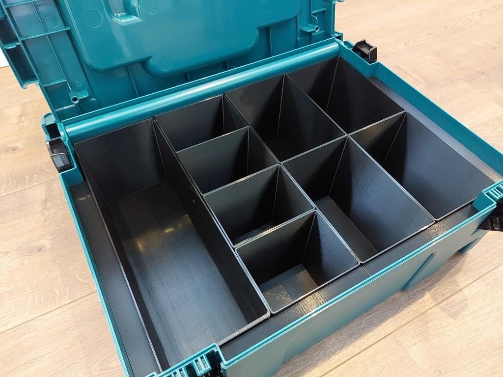 Makita Mbox Type 2 met bakkenindeling – nieuw, Doe-het-zelf en Verbouw, Gereedschapskisten, Info@metalandmore.nl, Metal&More, Nieuw