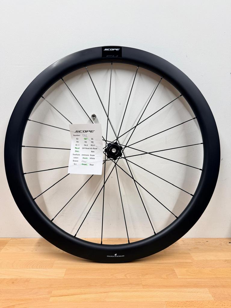 Scope s4 disc carbon voorwiel, Fietsen en Brommers, Fietsonderdelen, Ok, Ophalen of Verzenden, Zo goed als nieuw, Ok