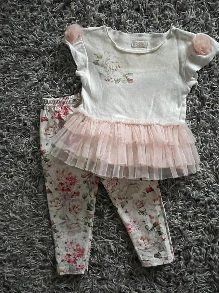 Sofija 2 delig setje met tule. Maat 80, Ophalen of Verzenden, Zo goed als nieuw, Meisje, Setje
