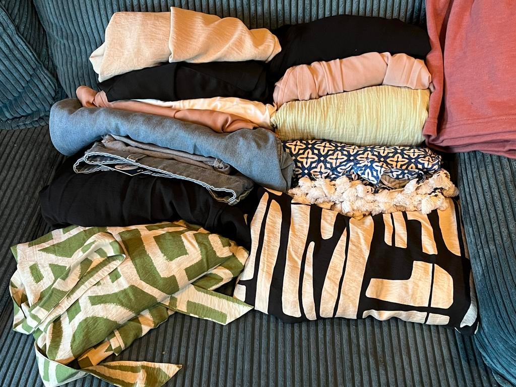 Pakket dameskleding 44/46/48 (broekpakken, jurken, etc), Kleding | Dames, Grote Maten, Ophalen of Verzenden, Zo goed als nieuw