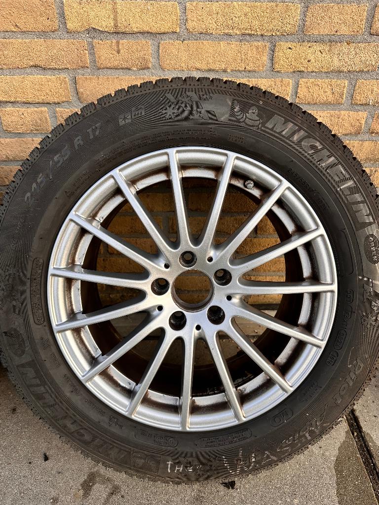 Mercedes velgen 17 inch, Ophalen, Velg(en), 17 inch, Winterbanden
