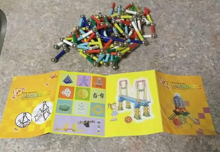 Magnastix magneet speelgoed, Kinderen en Baby's, Speelgoed | Educatief en Creatief, Ophalen of Verzenden, Zo goed als nieuw, Bouwen