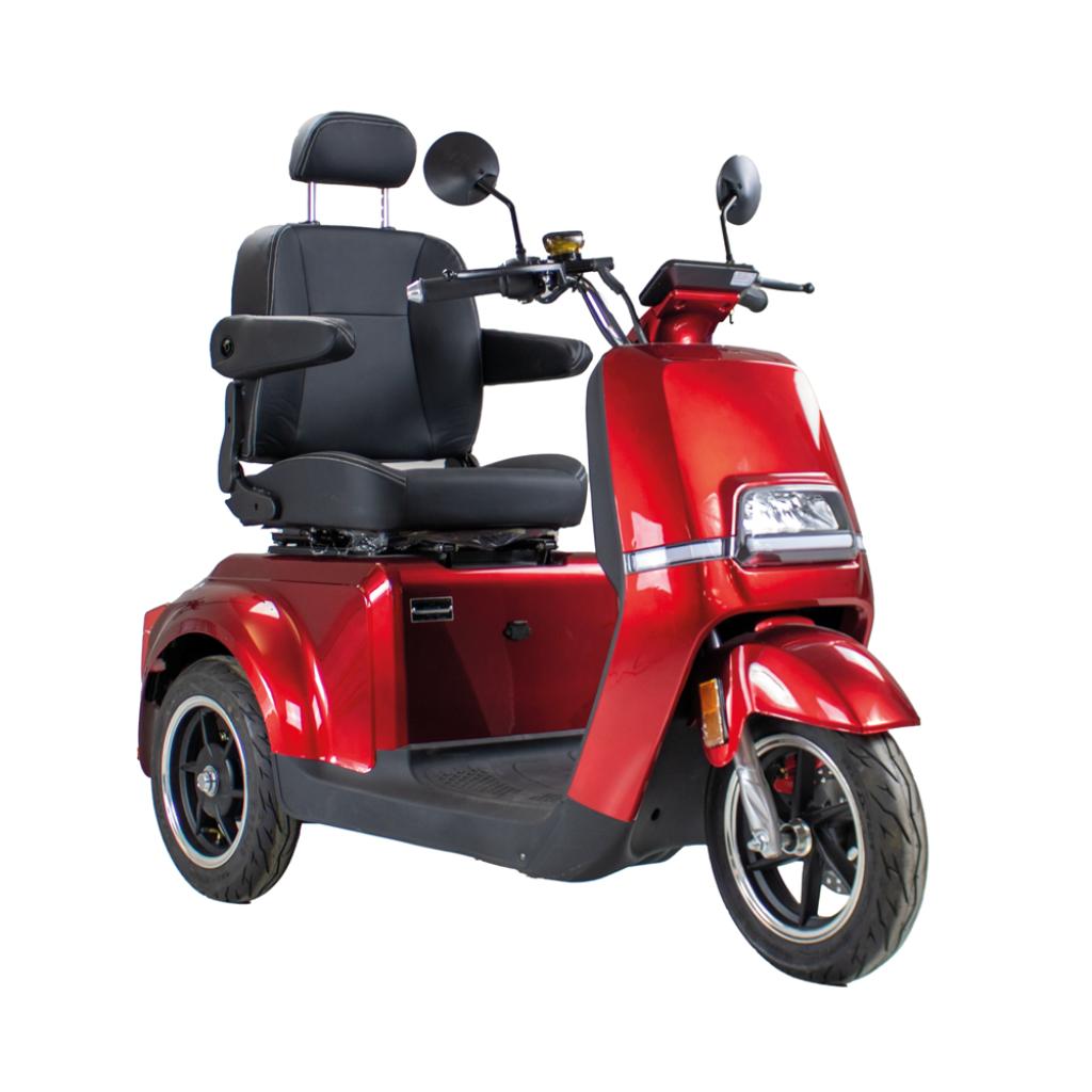 Scootmobiel Citymaster 25 km/u usb en bluetooth - ROOD, Excel, Ophalen of Verzenden, Zo goed als nieuw, 16 km/u of meer
