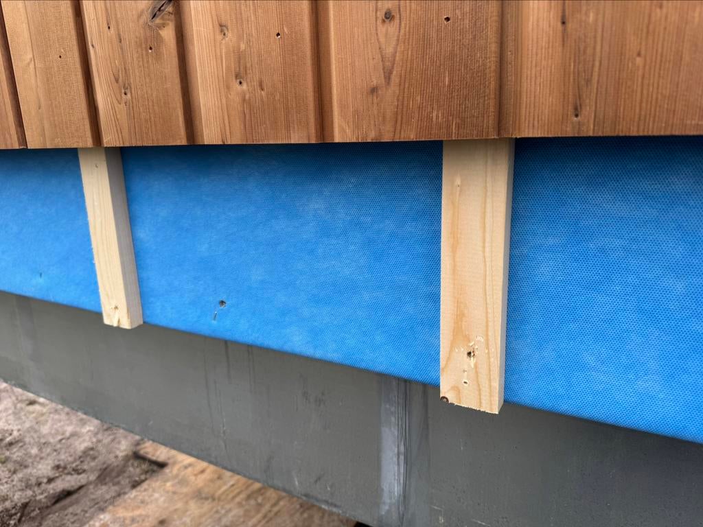 Megatec dampremmende dak /gevelfolie 120 gram dik.