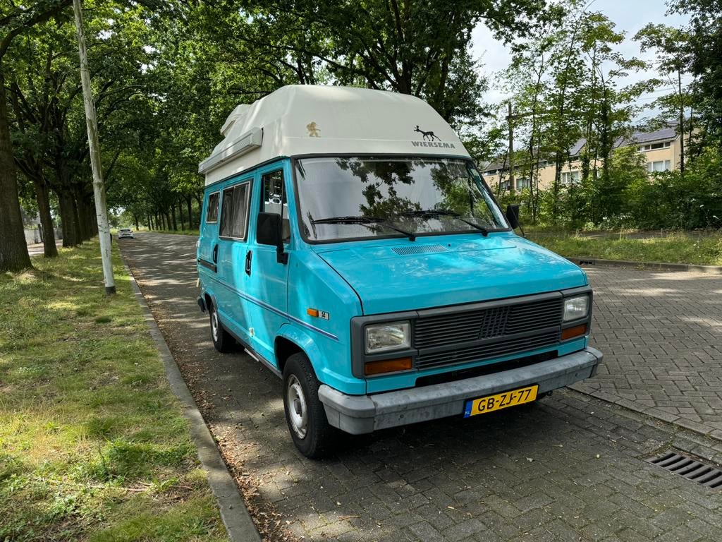 Leuke Ducato 280 2,5 D ‘89 buscamper, Ringverwarming, Fiat, Tot en met 2, 7 tot 12 maanden geleden
