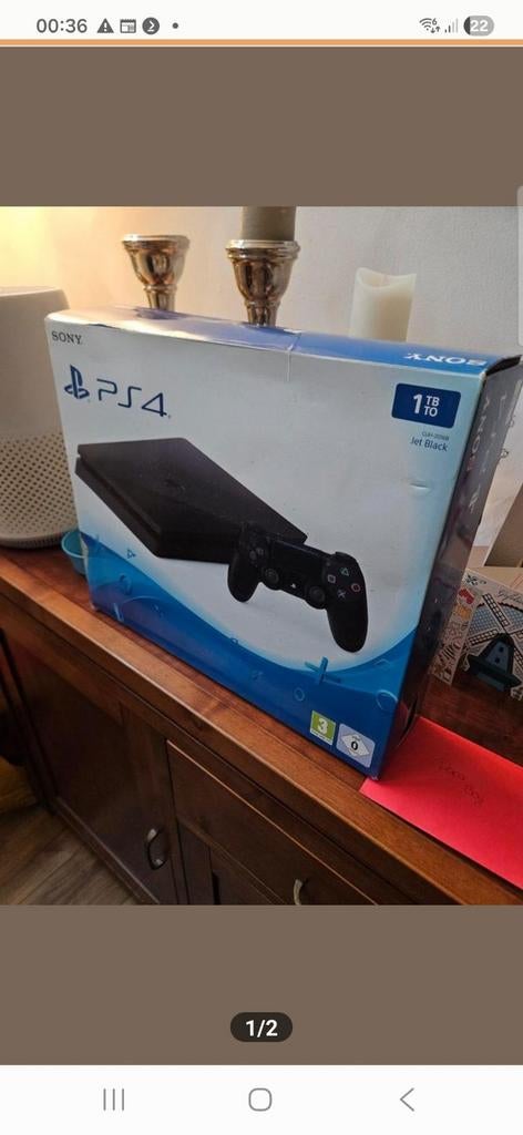 Doos ps4 slim ,zonder ps4, Spelcomputers en Games, Spelcomputers | Sony PlayStation 4, Ophalen of Verzenden, Met 1 controller