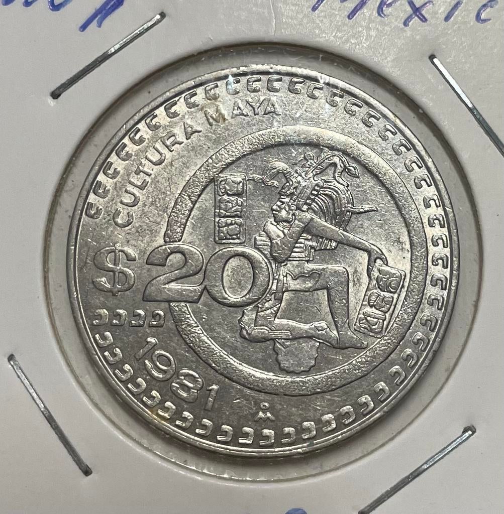 20 pesos Mexico 1981, Ophalen of Verzenden