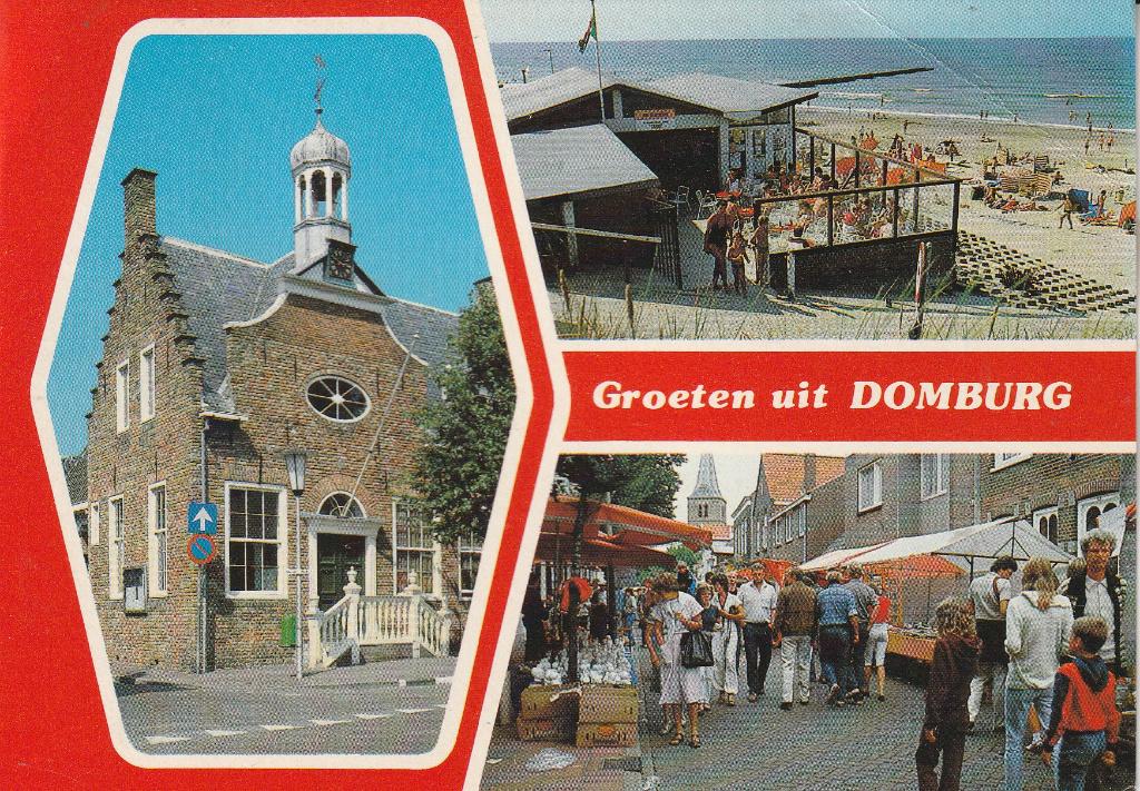 Groeten uit Domburg 1983, Ophalen of Verzenden, 1980 tot heden, Gelopen, Zeeland