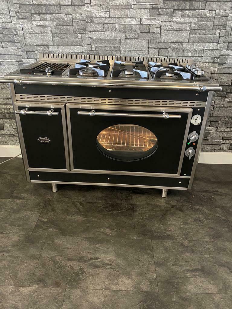 Luxe J. Corradi 5 pits met grill multifunctionele oven 120cm, 60 cm of meer, Ophalen of Verzenden, Zo goed als nieuw, Energieklasse A of zuiniger