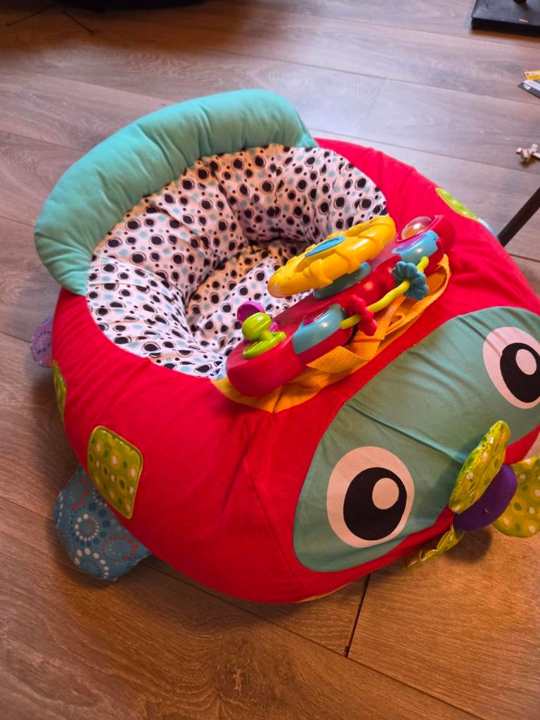 Opblaasbaar vliegtuig speelstoeltje, Ophalen, Gebruikt, Babygym, Met geluid
