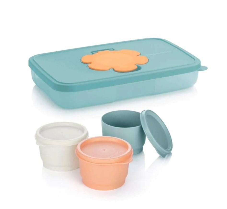 TUPPERWARE Babydoekjesdoos billendoekjes vochtige doekjes, Ophalen of Verzenden, Nieuw, Groen, Overige typen