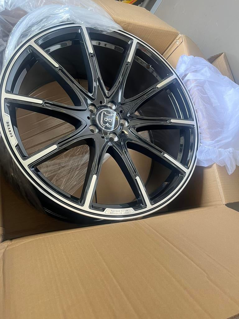BRABUS 22 21 20 INCH SET GT , G , CLS , E , C klasse, Velg(en), Nieuw, Overige maten, Ophalen of Verzenden