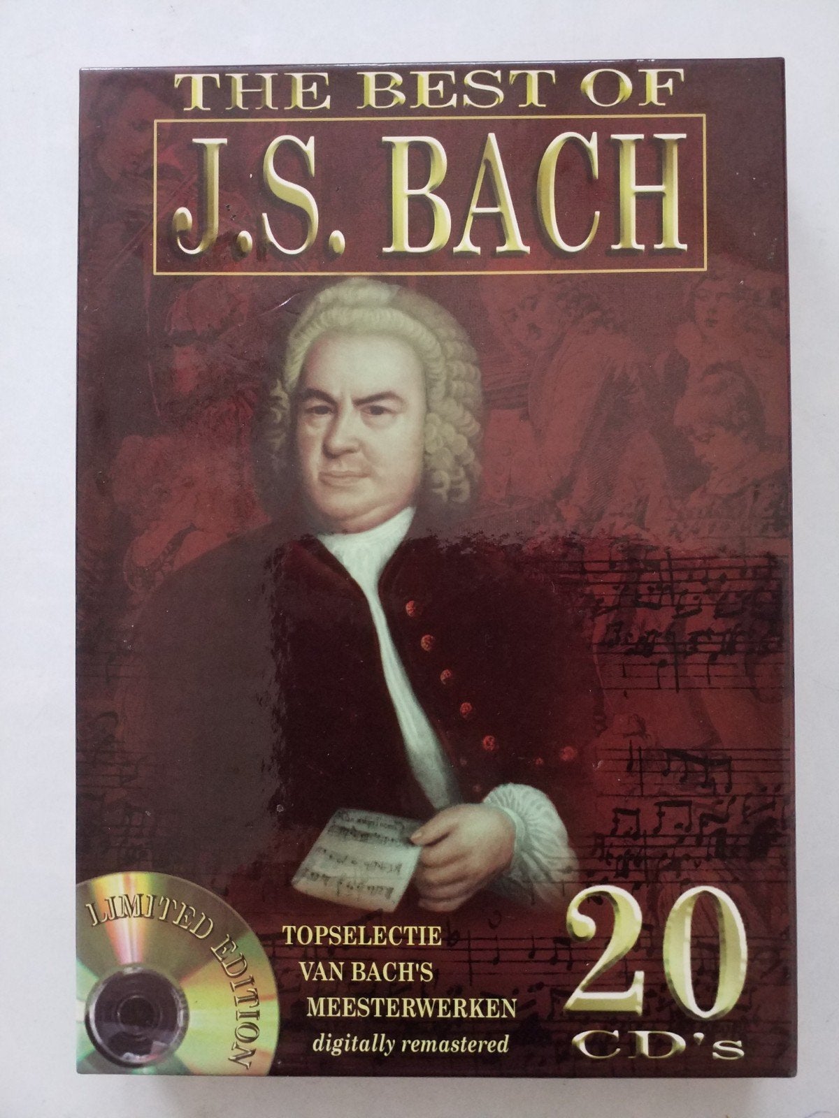 The Best Of J.S. Bach   20 CD-box, Ophalen of Verzenden, Barok, Zo goed als nieuw, Bach