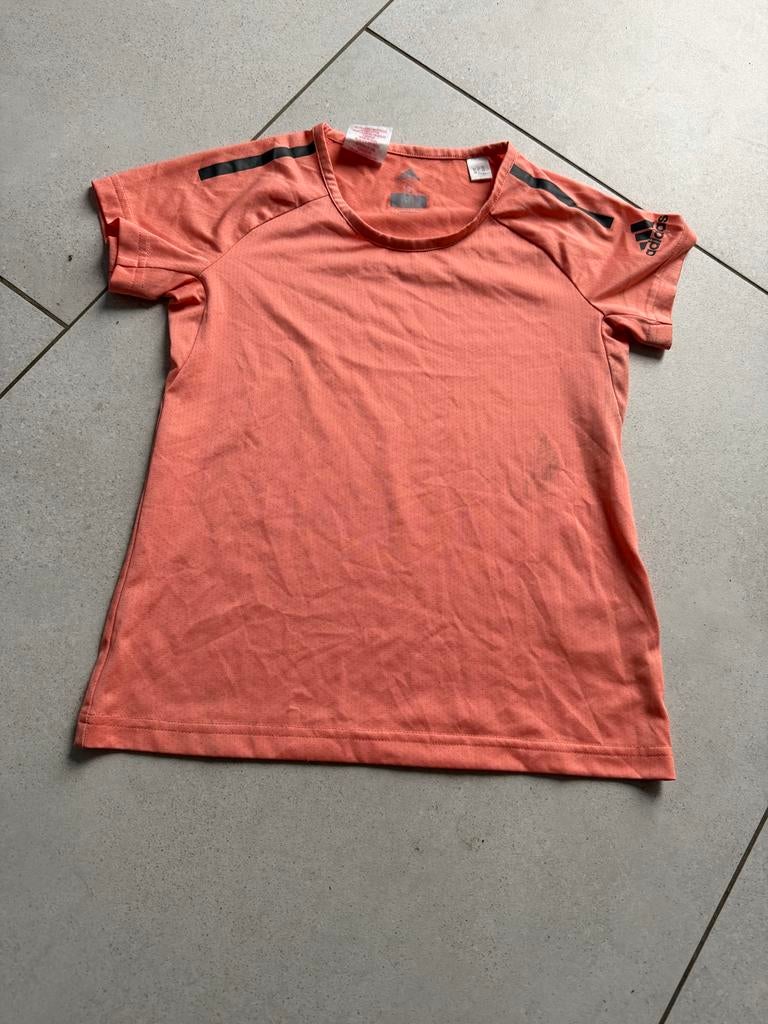 Adidas ClimaCool sportshirt maat 140 (9-10 jaar), Ophalen of Verzenden, Gebruikt, Jongen of Meisje