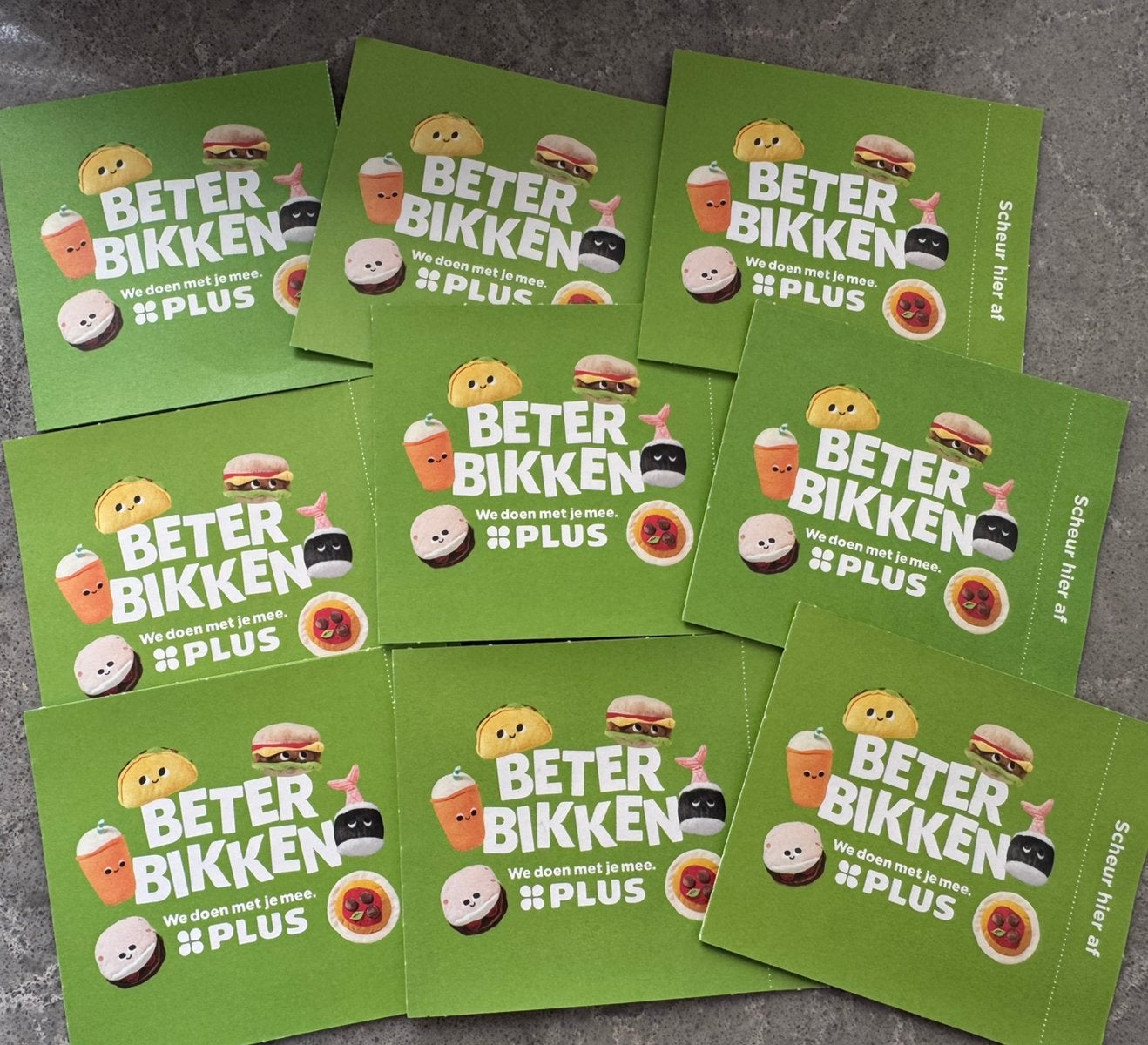 Beter bikken Buddies stickers van de PLUS, Plus, Ophalen of Verzenden