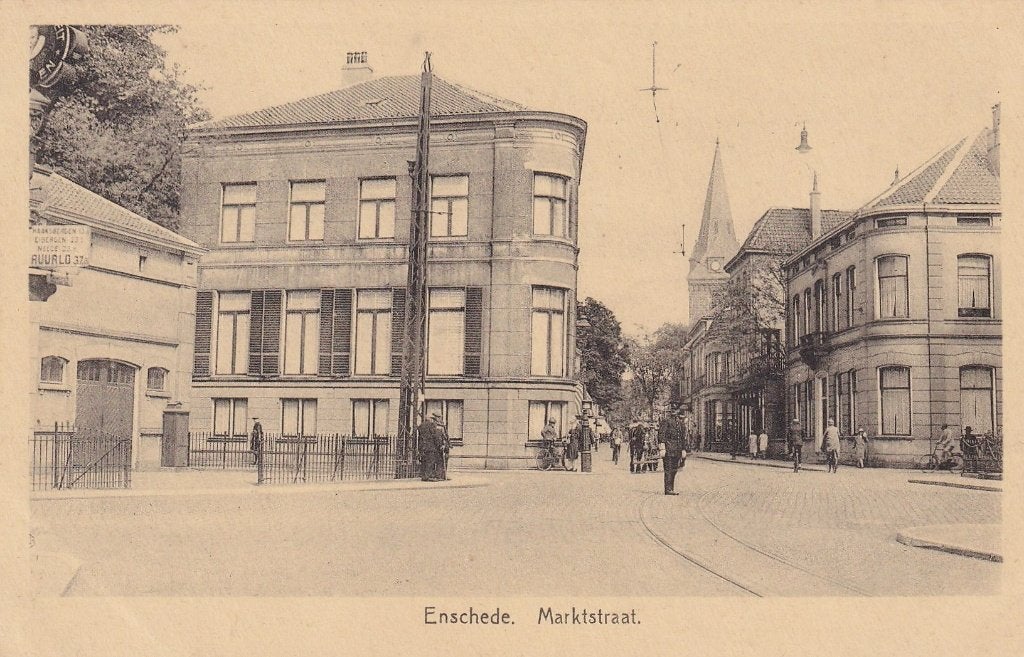 Enschede., Verzamelen, Verzenden, Voor 1920, Ongelopen, Overijssel