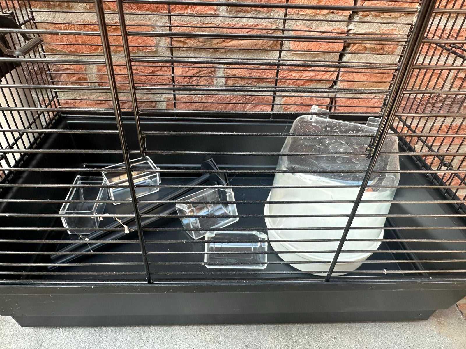 Vogelkooi nieuw zwart, Ophalen, Nieuw, Metaal, Vogelkooi