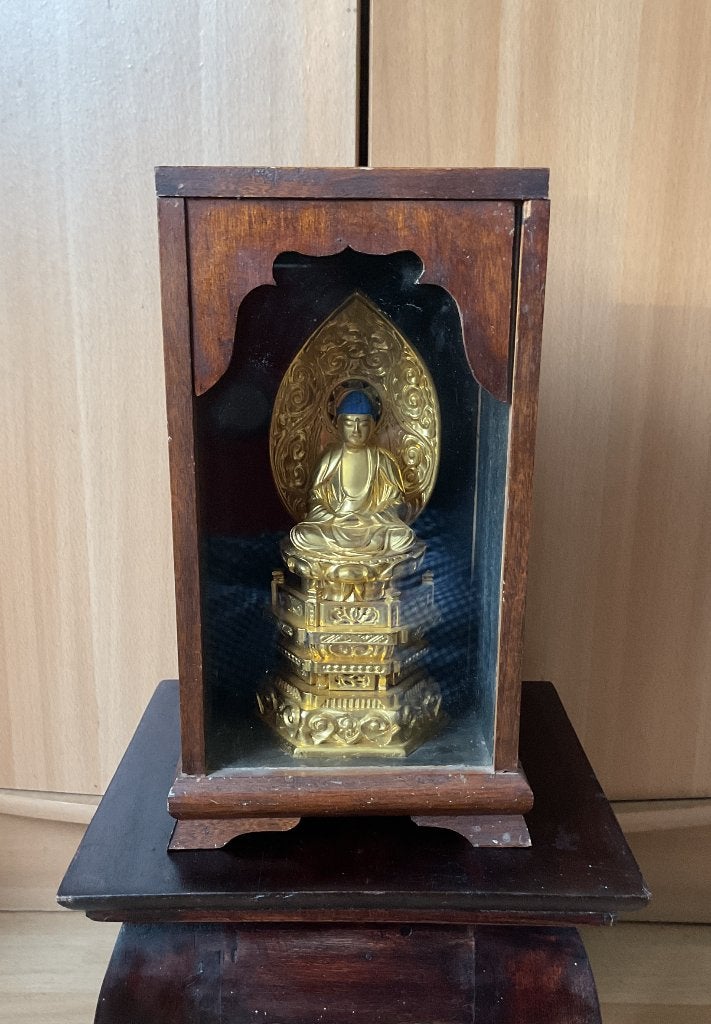 oude Japaanse altar Boeddha, Ophalen of Verzenden