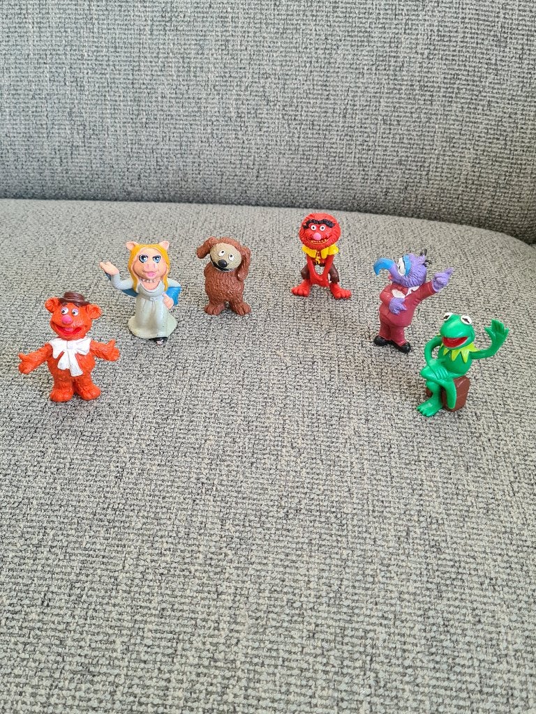 The muppet show muppets schleich vintage poppetjes 6 stuks, Verzamelen, Gebruikt, Schleich, Ophalen of Verzenden, Nvt