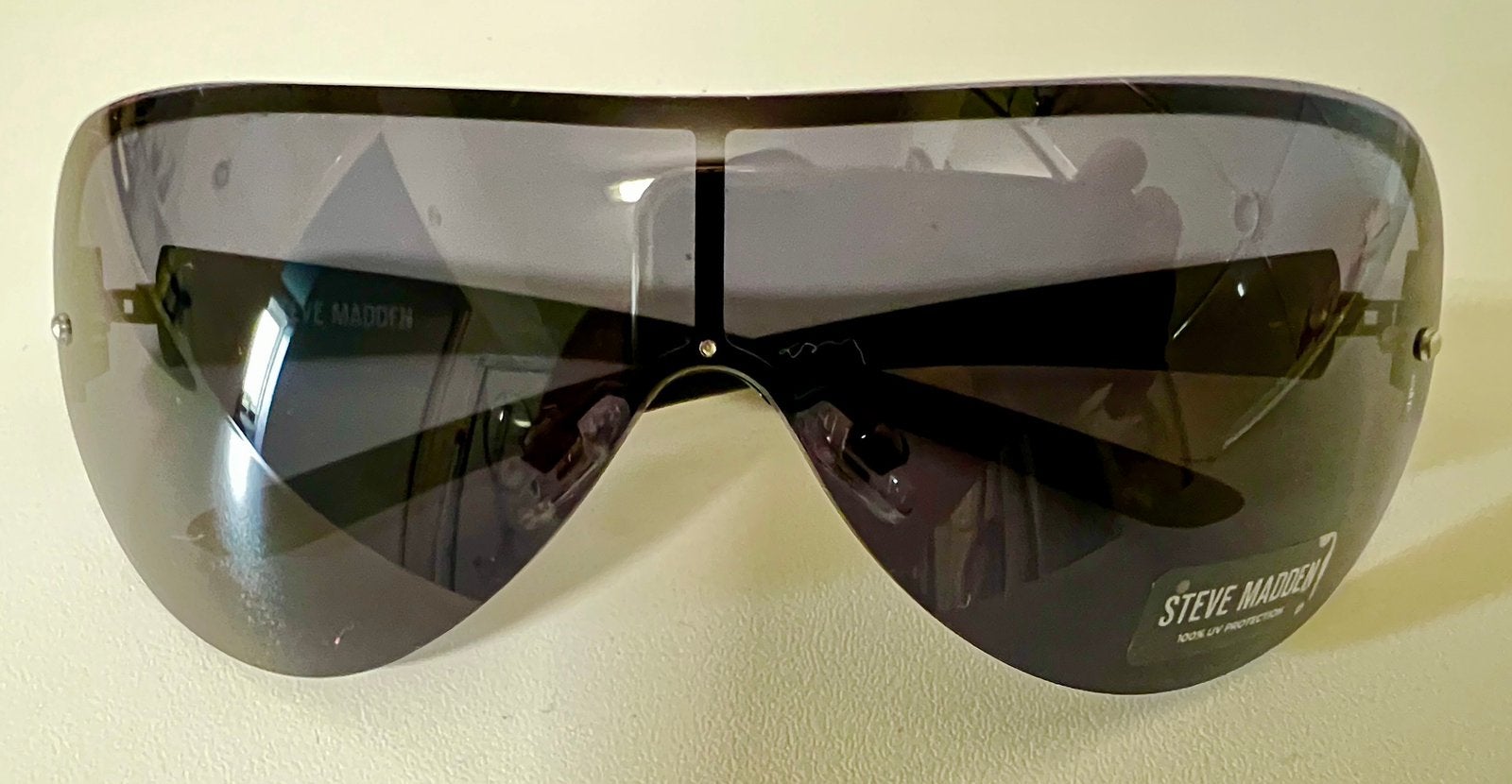 Zoonebrill merk STEVE MADDEN origineel Z.G.A.N., Overige merken, Zonnebril, Zwart, Ophalen of Verzenden