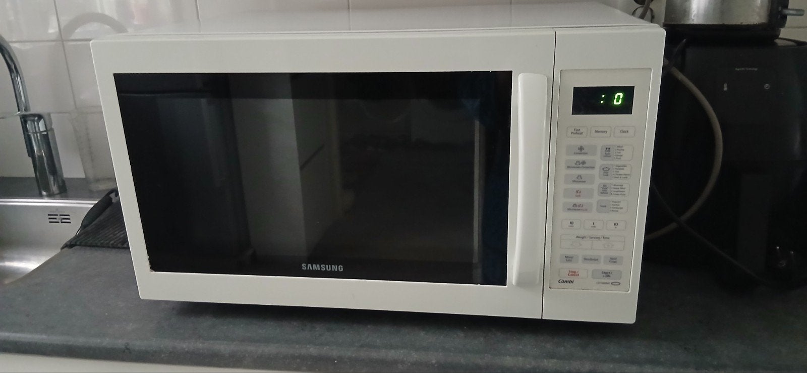 Samsung combimagnetron - Wit, Witgoed en Apparatuur, Combimagnetron, Gebruikt, Hete lucht, Ophalen of Verzenden