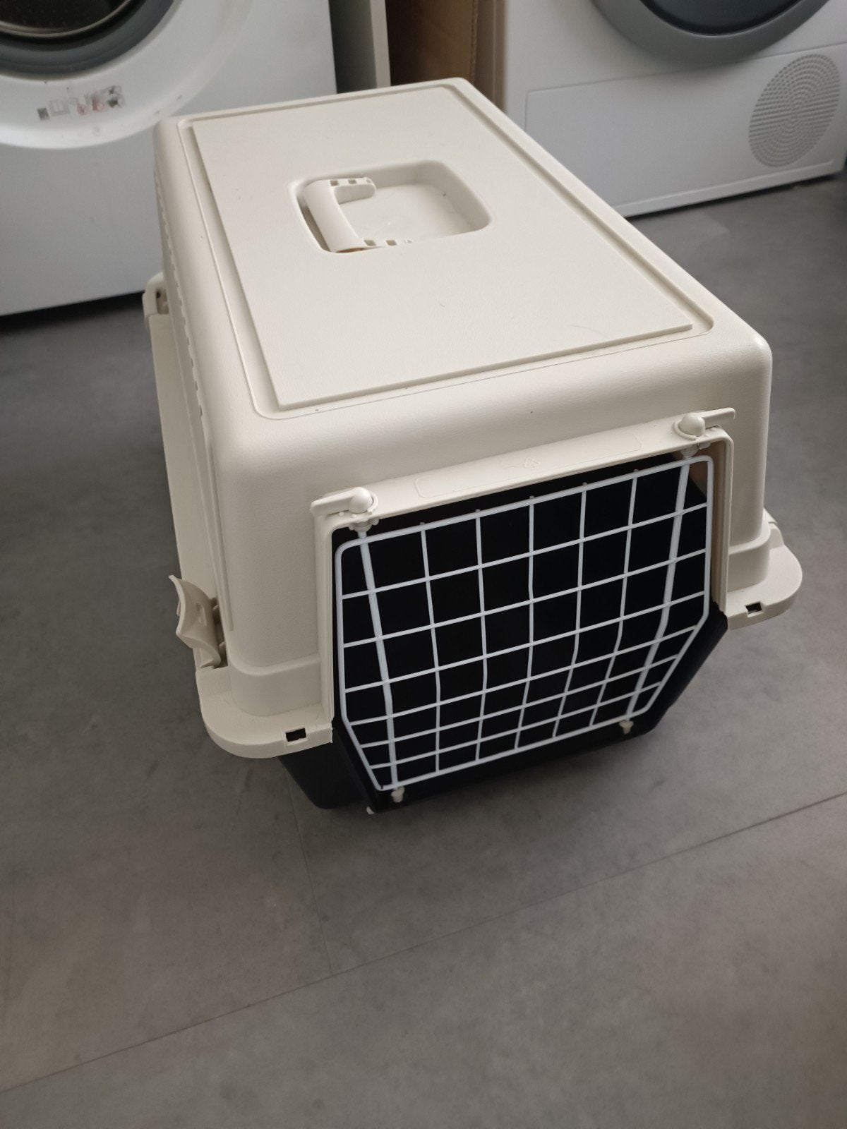 Transportbox / reiskooi voor kat of kleine hond H34×B38xD60, Ophalen, Gebruikt