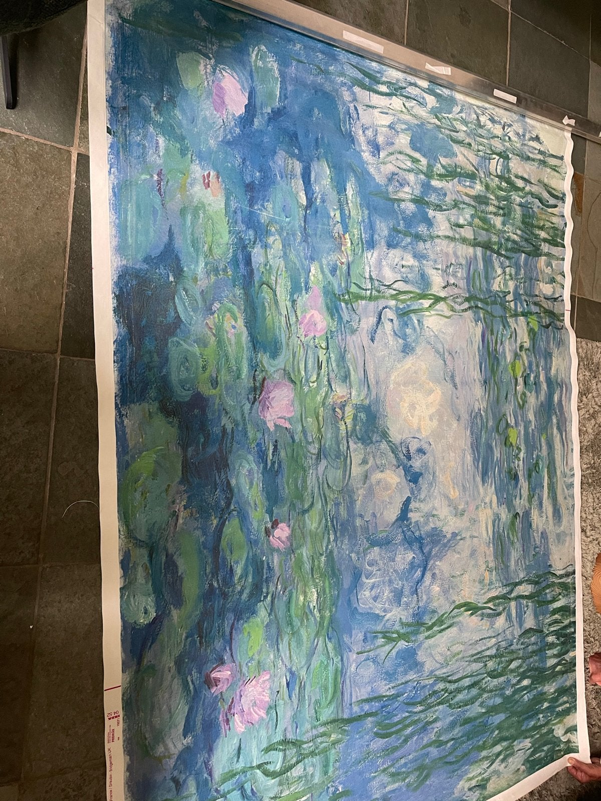 Grote aluminium lijst 1.50x2.50, Gebruikt, Overige typen, 125 cm of meer, Ophalen of Verzenden