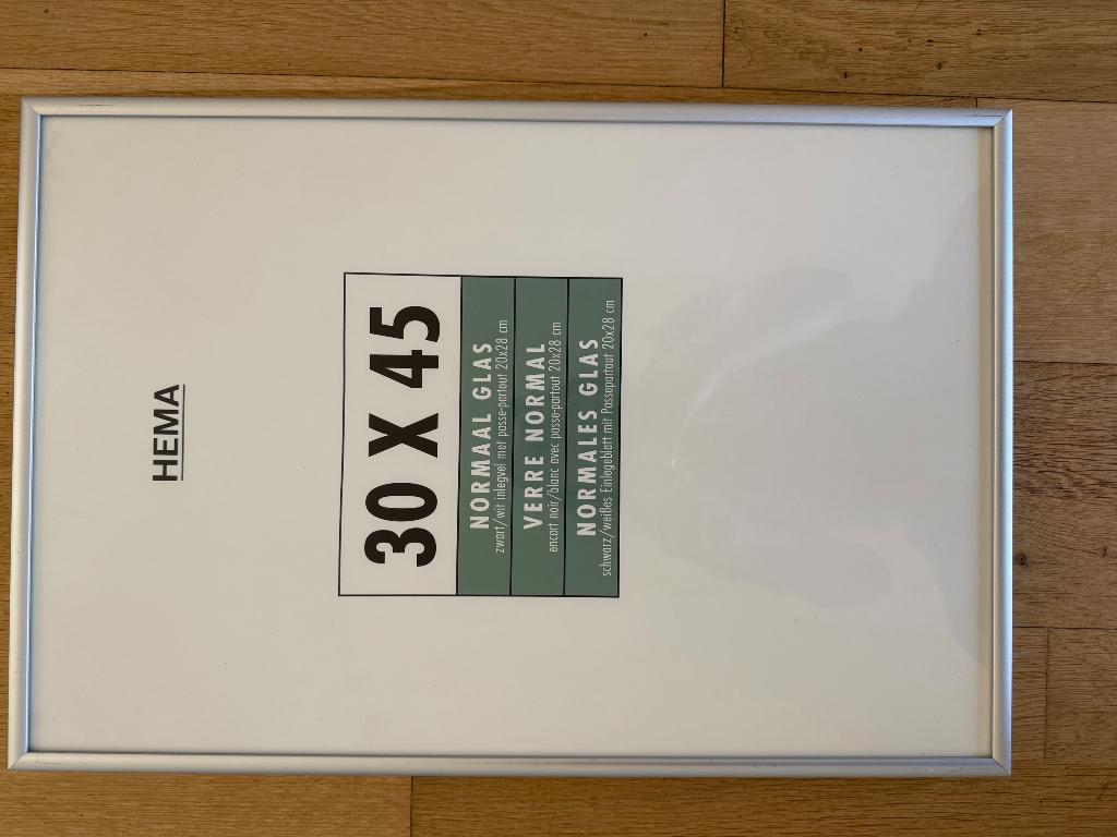 Fotolijst HEMA 30x45, Ophalen, Zo goed als nieuw