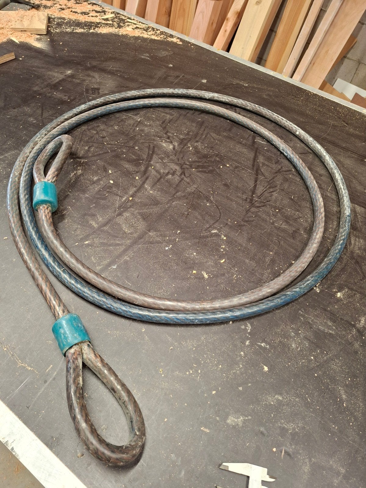 Kabelslot boot 4,7 meter 2 cm dik, Ophalen, Gebruikt