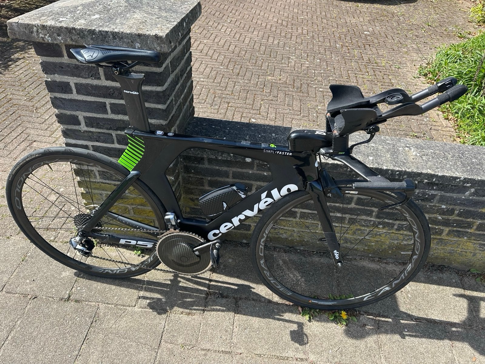 Cervélo P5, maat 54 di2 carbon tijdritfiets, 28 inch, Carbon, Heren, Zo goed als nieuw