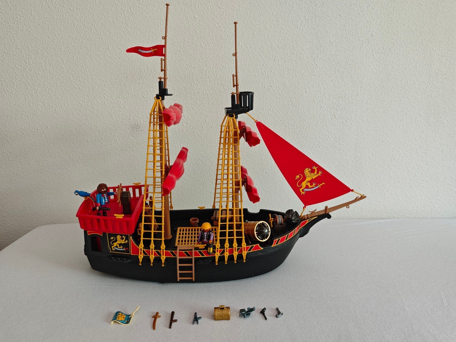 Playmobil Piratenschip met accessoires, Ophalen, Pirates, Gebruikt, Complete set