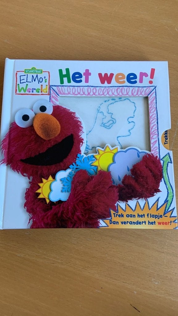 Sesamstraat elmo wereld - Het Weer!, Ophalen of Verzenden