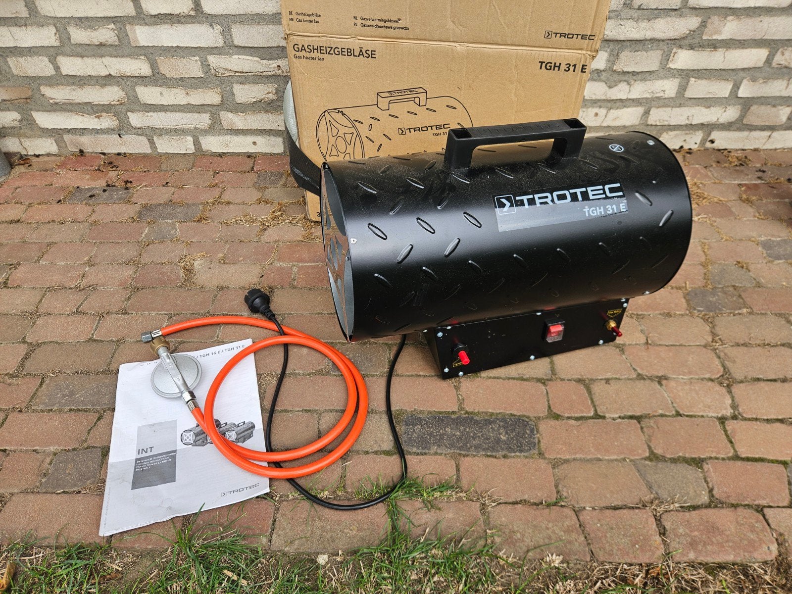 Trotec TGH 31 E Gasheater - Zo goed als nieuw, Minder dan 30 cm, Kachel, Minder dan 60 cm, Ophalen of Verzenden