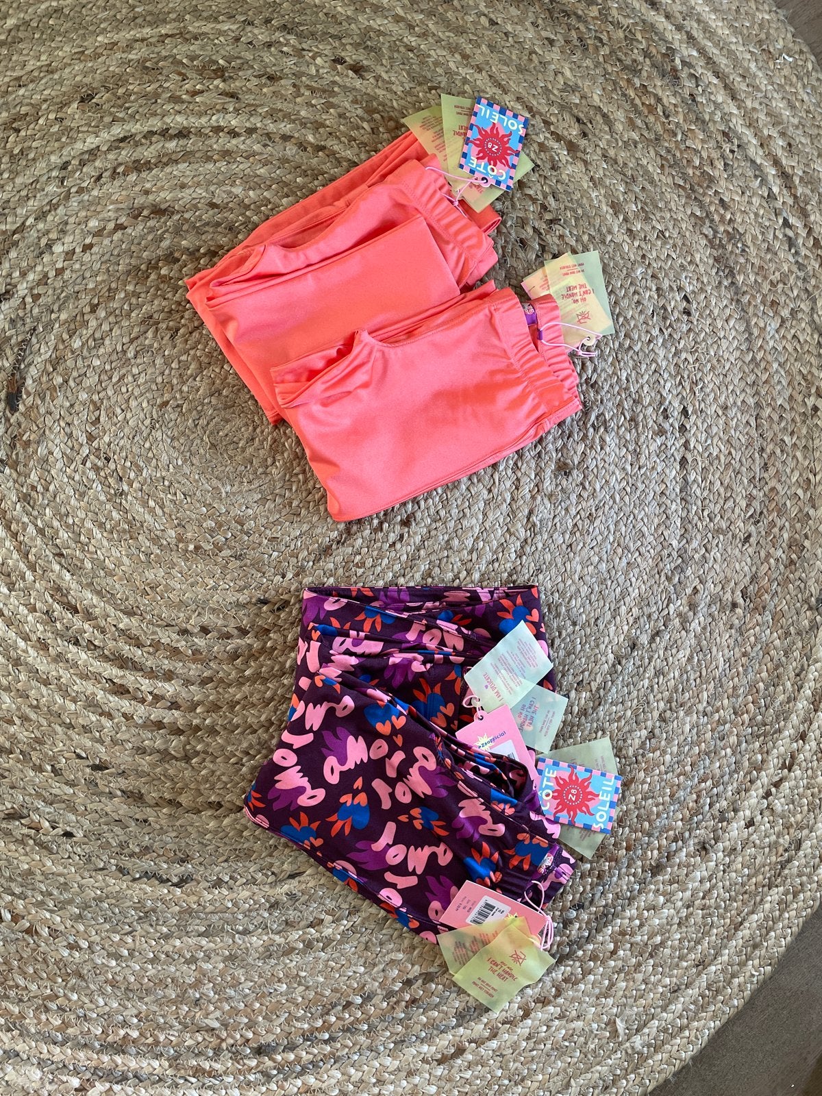 Z8 Leggings Bloemen Oranje Meisje Sportief Maten 134-152, Ophalen of Verzenden, Oranje, Legging