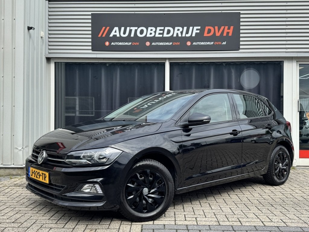 Volkswagen Polo 1.0 Comfortline | CRUISE | AIRCO | BTW | NAP, Auto's, Euro 6, Met garantie (alle), Zwart, Origineel Nederlands