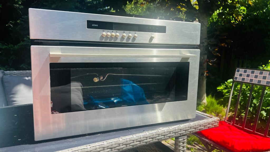 ATAG inbouw/built-in oven, Ophalen, Minder dan 45 cm, Gebruikt, Hete lucht