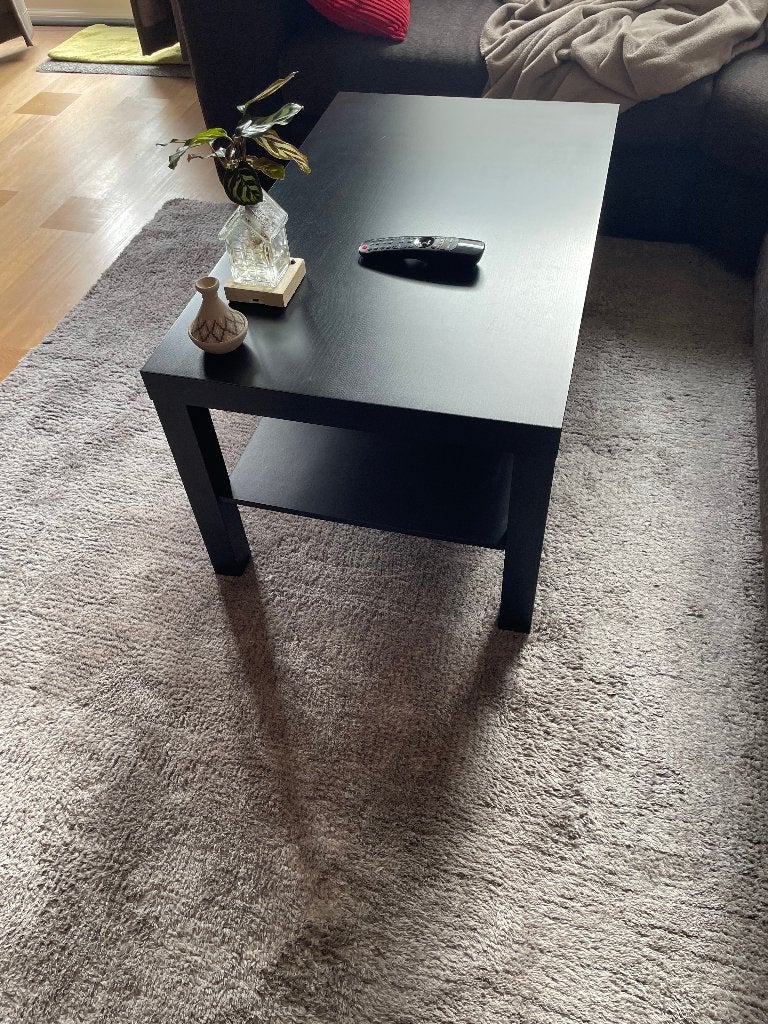Ikea Lack Salontafel Zwart/bruin, Ophalen, Overige materialen, Gebruikt, 50 tot 100 cm