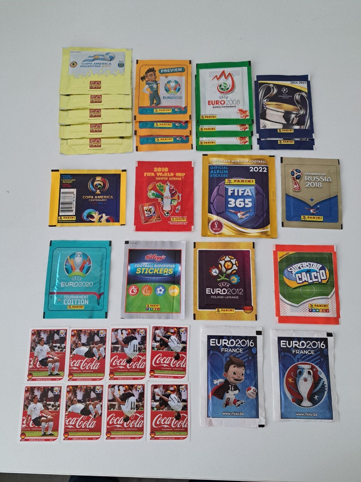 Panini Voetbal Stickers ( dichte zakjes ), Ophalen of Verzenden