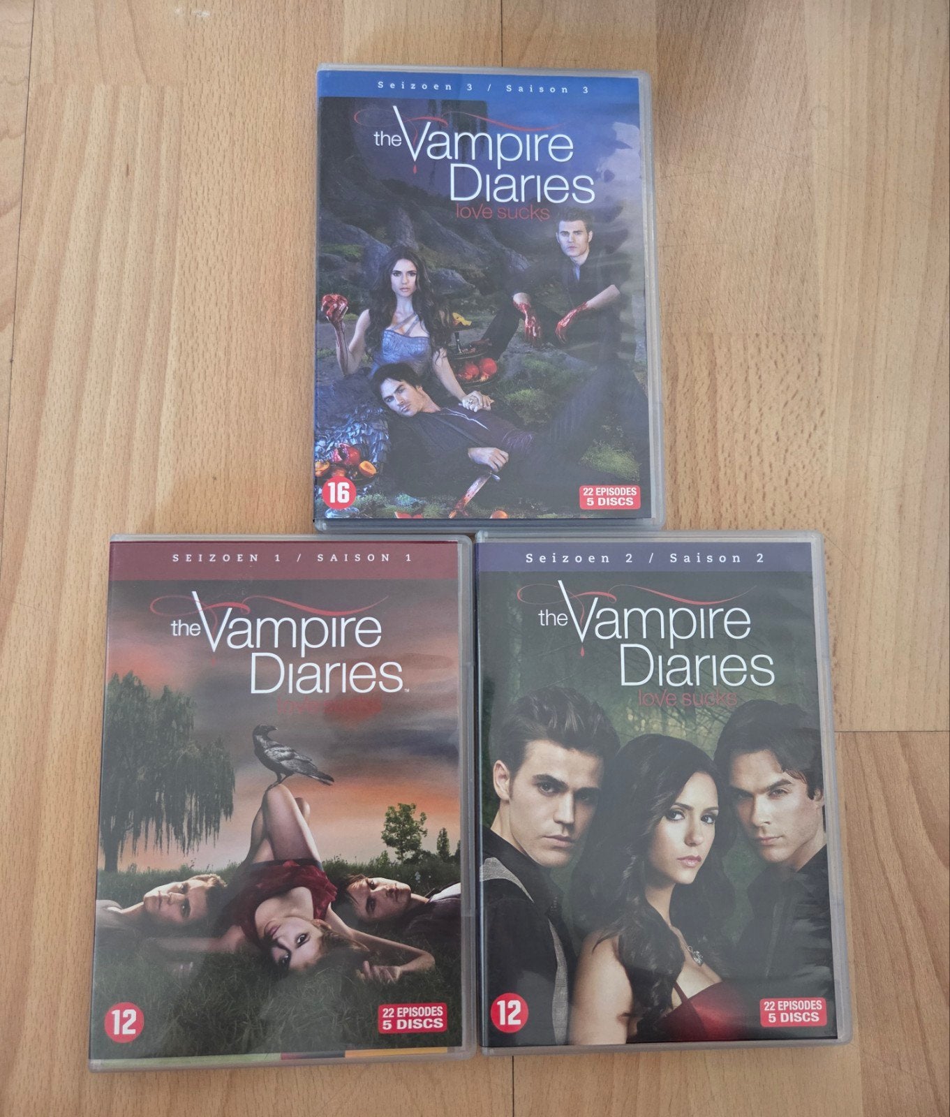 Vampire Diaries - Seizoen 1 2 & 3, Alle leeftijden, Ophalen of Verzenden, Zo goed als nieuw, Komedie