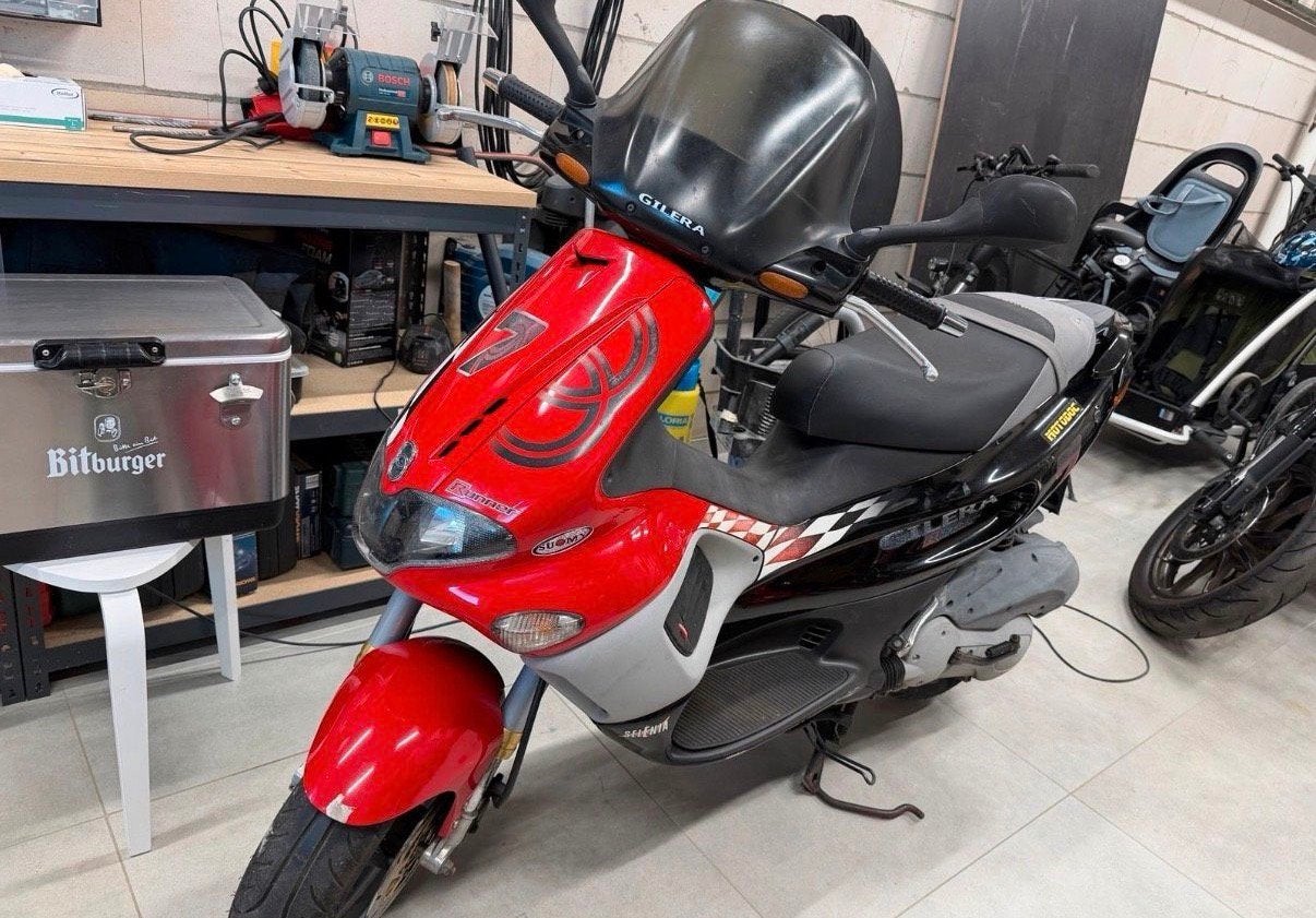 Gilera Runner 180 FXR – tweetaktversie / Racing Replica, Ophalen, Zo goed als nieuw, Overige modellen
